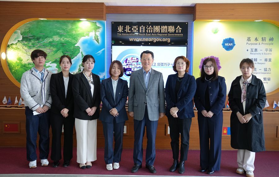 10月27日，韩国外国语大学研究生一行访问NEAR秘书处