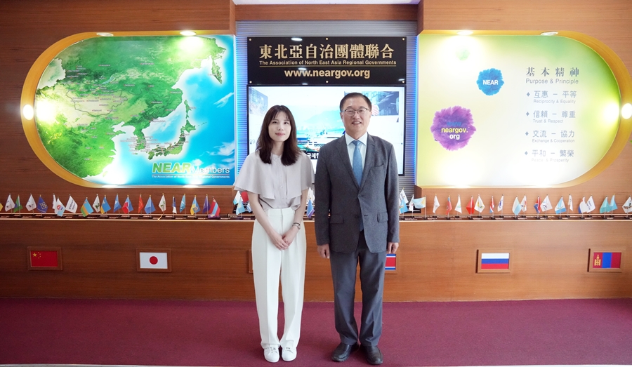 The Seconded Official from Japan Visits the NEAR Secretariat